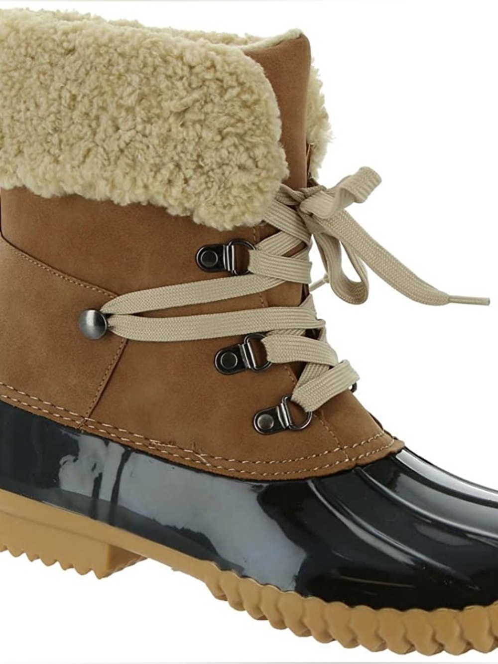 NWOT Dolce Vita Ulito Duck Boots in Brown